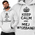 BLUZA ŚMIESZNA  Z KAPTUREM KEEP CALM MIEJ WYJEBANE